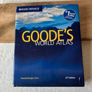 Share Goode's World Atlas (21st Edition) - Hardcover By Rand McNally - Very Good